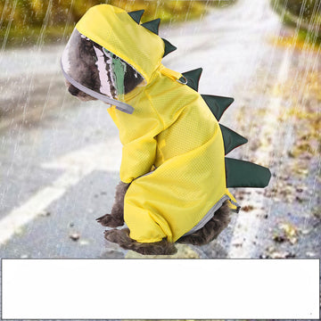 Dinosaur Raincoat For Dogs